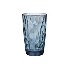 Склянка висока Bormioli Rocco Diamond 350260M ocean blue 470мл - фото