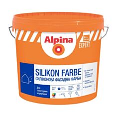 Фарба фасадна Alpina EXPERT Silikon Farbe біла 10 л - фото