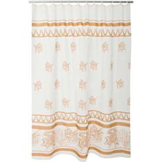 Шторка для душу Vonaldi Uzum Yarpagi бежева 200*180 - фото