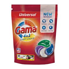 Капсули для прання Gama Universal 4в1 60 шт - фото