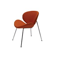 Стілець обідній металевий Arena помаранчевий - фото