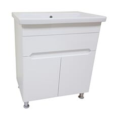 Тумба Respect-M Allet At1-80 біла з умивальником Комо 80 см - фото