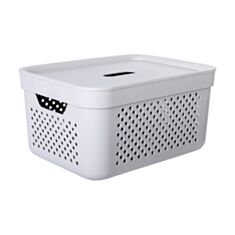 Корзина для белья Алеана Simple 171036 15 л какао - фото