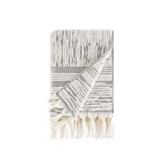 Рушник махровий Karna Stellla 50*90 см сірий - фото