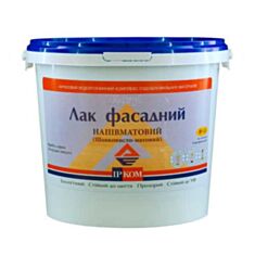 Лак фасадный ИРКОМ IP-15 акриловый матовый 1 л - фото