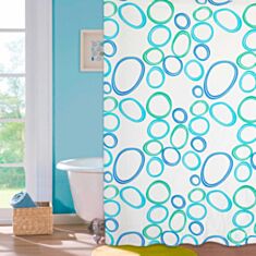 Шторка для душу Artex CL 10136 Камінці 178*183 - фото