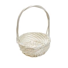 Корзина пасхальная Decorize отбеленная 6938 45 см - фото