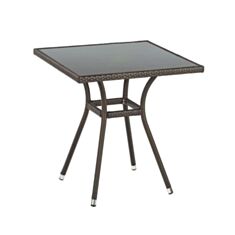 Стол обеденный Halmar Mobil V-CH-Mobil-ST ротанг темно-коричневый - фото