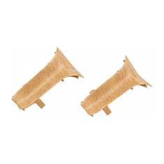 Комплект кутів внутрішніх для плінтуса ТІС 0030-ПЛГВК Дуб степовий 2 шт - фото