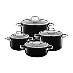 Набір каструль Silit WMFGroup Passion Black 4 предмети - фото