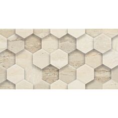 Плитка для стен Paradyz Sunlight Stone beige Geometryk Decor 30*60 см бежевая - фото