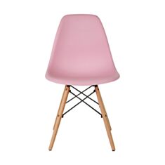 Стул обеденный пластмассовый AC-016W розовый - фото