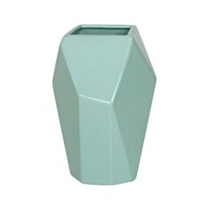 Ваза ETERNA 2501-18 зелена 12,5*12,5*18 см - фото