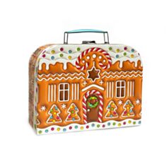 Коробка подарункова Дім Упаковки Новорічний пряник 6103021853 30*21*9,5 cм - фото