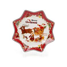 Тарелка фарфоровая BonaDi С Рождеством 498-224 20,5 см - фото