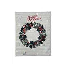 Вафельний рушник Прованс Віночок 45*60 см - фото