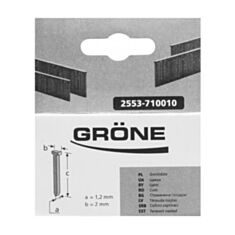 Цвяхи будівельні Grone 2553-820020 20*1,2*2 мм - фото