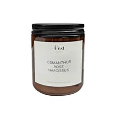 Свеча ароматическая 4'est Osmantus Rose N в стакане с крышкой 250 мл - фото