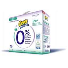 Порошок для стирки Clever Neutro + Color&White 1,92 кг - фото