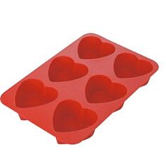 Форма 6 сердець Tescoma TopSilicone 629338 - фото