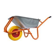 Тачка будівельна Vitals 118795 одноколісна 100/180п помаранчева - фото