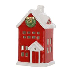 Декоративная статуэтка Домик BonaDi с LED-подсветкой 923-307 18 см - фото