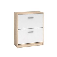 Тумба для взуття Gerbor Непо SFB2K дуб сонома/білий - фото