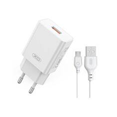Зарядное устройство сетевое XO Micro B L127 1 м - фото