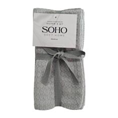 Набор кухонных полотенец Soho Silver BS 87400F 40*40 см 4 шт - фото