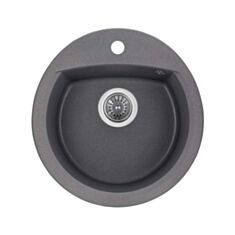 Кухонная мойка Granado Ronda grafito 2209 47*49 круглая - фото