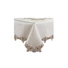 Скатертина Arya Magnolia з гіпюром 160*220 см - фото