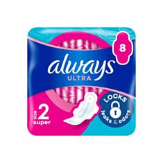 Прокладки гігієнічні ультратонкі Always Ультра день Cупер 8 шт - фото