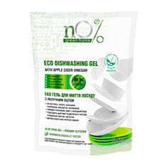 Гель для посуды nO% Green Home с яблочным уксусом дой-пак 500 мл - фото