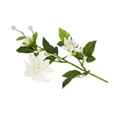 Декоративна гілка Георгін Bona Di 709-555 70 см біла - фото