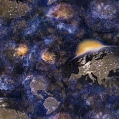 Обои виниловые Славянские В121 Планеты 2384-10 - фото