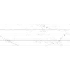Плитка для стін Halcon Naos blanco relieve brillo Rec 25*75 см біла - фото