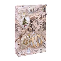 Пакет подарочный Decorize 5432-22 новогодний 25*37*8 см - фото
