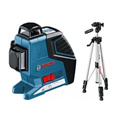 Лазерний нівелір + вкладка BOSCH GLL 3-80 C + BT 150 0601063R01 - фото