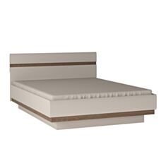 Ліжко Linate TYP 91 1,4 альпійський білий/трюфель - фото