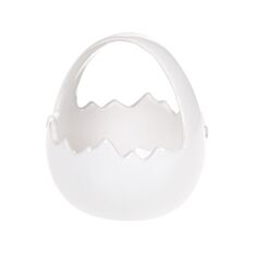 Корзинка-цукерниця декоративна BonaDi 739-720 11,5 см біла - фото