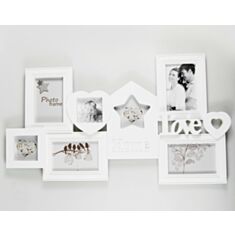 Фотоколаж Home love 7 фото 103I / white 67х38см - фото