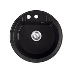 Кухонная мойка Ferro Mezzo II DRGM1/51BA графит - фото