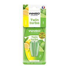 Ароматизатор з подвійною капсулою Winso Twin Turbo 538760 Lemon & Lime - фото