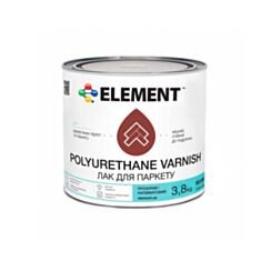 Лак паркетний Element поліуретановий напівматовий 3,8 кг - фото