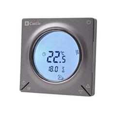 Терморегулятор для теплої підлоги Castle AC829H Grafit - фото