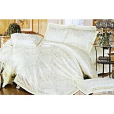 Комплект постільної білизни La Scala 3D-085 жаккард шовк+вишивка шовк 200*220 - фото