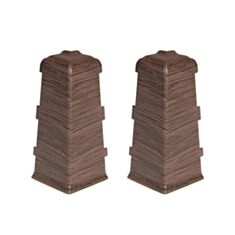 Кут зовнішній для плінтуса Arbiton Indo70 14 венге африка 2 шт - фото