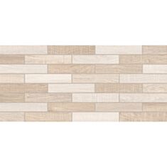 Плитка для стен Intercerama Eco 222031/P 23*50 см светло-коричневая - фото