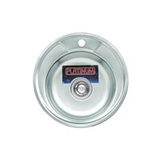 Кухонная мойка Platinum 450 0,6мм 45*45*17 см сатин - фото