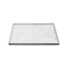 Підставка Cute прямокутна сіро-блакитний мармур - фото